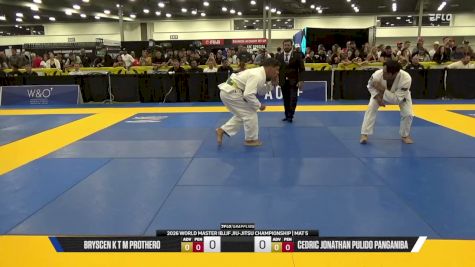 Cedric Jonathan Pulido Panganiba vs Bryscen K T M Prothero 2026 World Master IBJJF Jiu-Jitsu Championship
