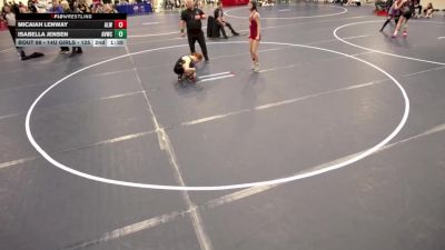 16U GIRLS - 105 lbs Semis - Kayla Pastika, Owatonna Wrestling Association vs Illinois Silverman, Minnesota