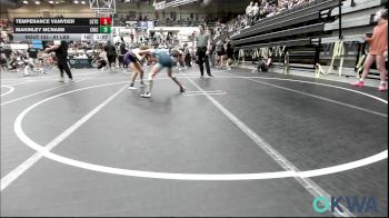 91 lbs Semifinal - Temperance Vanvder, Lone Grove Takedown Club vs MaKinley McNabb, Chickasha Youth Wrestling