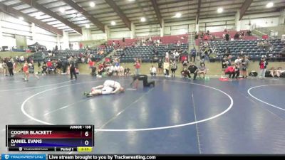 138 lbs Cons. Semi - Cooper Blackett, UT vs Daniel Evans, CO