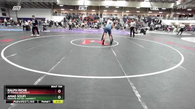 285 lbs Cons. Round 3 - Ralph Riche, St. Thomas University vs Amad Soufi, Missouri Baptist University