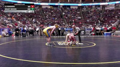 189 lbs Consi 3 - Cj Pensiero, Bishop McCort vs Brady Brown, Derry