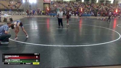 90 lbs Champ. Round 1 - Jacob Stinnett, Cookeville Wrestling Club vs Jayden Duruji, TNWA