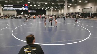 47.2-50.1 lbs 5th Place Match - Aubrey Goth, Summit Wrestling Academy vs Dru Dunigan, NWWC