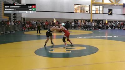 165White lbs Rr Rnd 1 - John Martin Best, Maryland vs Sam Beckett, Penn State