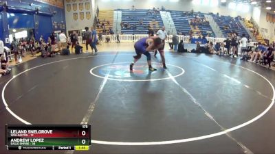 175 lbs Round 1 (8 Team) - Andrew Lopez, Eagle Empire vs Leland Snelgrove, Wellington