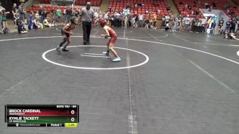 60 lbs Round 2 - Brock Cardinal, Wadsworth vs Kynlie Tackett, CP Wrestling