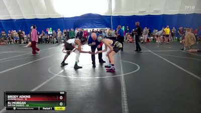 105 lbs Round 6 (8 Team) - Brody Adkins, Olmsted Falls vs RJ Morgan, Dayton Bandits