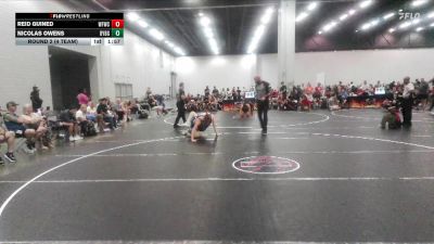 138 lbs Round 2 (4 Team) - Nicolas Owens, Backyard Brawlers Gold vs Reid Guined, West Forsyth Wrestling Club