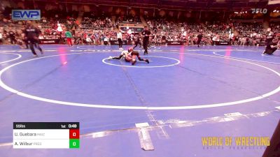 55 lbs Quarterfinal - Uriah Guebara, Maize vs Asher Wilbur, Predator Wrestling