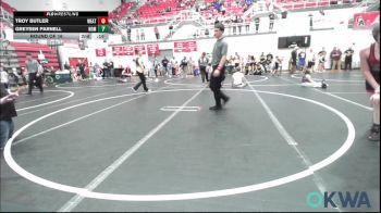 110 lbs Quarterfinal - Deklyn Barnes, Harrah Little League Wrestling vs Hunter Brannon, Noble Takedown Club