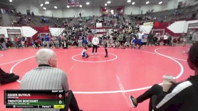 51-55 lbs Round 1 - Asher Butkus, Region WA vs Trenton Boicourt, Franklin Central WC