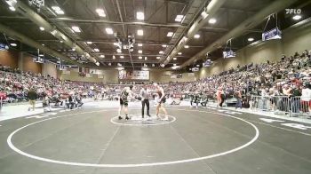 1A 190 lbs Quarterfinal - Colten Mullins, Altamont vs Trinady Beatty, St Joseph Catholic High School