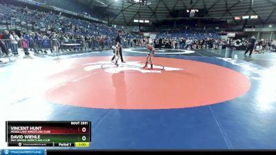 92 lbs Semifinal - Vincent Hunt, Moses Lake Wrestling Club vs David Wiehle, Mat Demon Wrestling Club