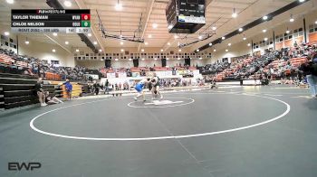 190 lbs Quarterfinal - Taylor Thieman, Wyandotte HS Girls vs Chloe Nelson, Oologah