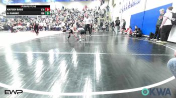 60 lbs Consi Of 4 - Kayden Bass, Grove Takedown Club vs LJ Farbro, Vinita Kids Wrestling
