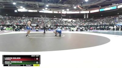 215 lbs Cons. Round 5 - Landon Bolson, Chiawana vs Noah Morehouse, Timberline