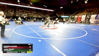 138 Class 2 lbs Quarterfinal - Kamden Hooper, Odessa vs Owen Drury, Ste. Genevieve