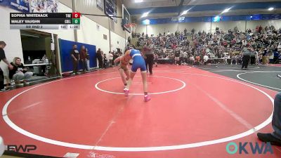 85-91 lbs Rr Rnd 2 - Sophia Whitenack, Tiger Trained Wrestling vs Maley Vaughn, Collinsville Cardinal Youth Wrestling
