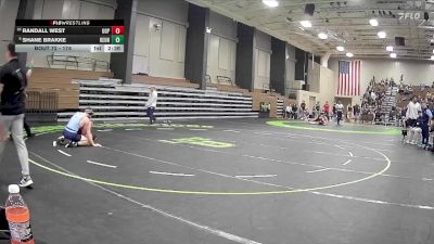174 lbs Cons. Round 2 - Randall West, University Of Pikeville vs Shane Brakke, Keiser University