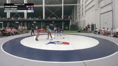120 lbs Zainab Albadri, Missouri vs Raeya Perkins, Oklahoma