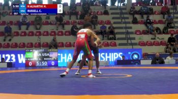 55 kg 1/8 Final - Hassan Mohammed H Alharthi, Saudi Arabia vs Camden Noah Russell, United States