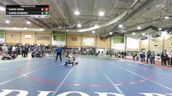 106 lbs Quarterfinal - Dante Vieira, North Providence vs Caden Barbera, South Kingstown