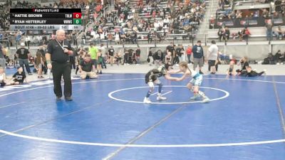57 lbs 3rd Place Match - Ryan Hetterley, Walla Walla Wrestling Club vs Hattie Brown, Team Real Life Wrestling