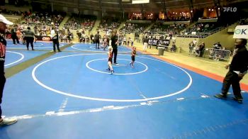 36 lbs Round Of 16 - Axel Gregory, Tulsa Blue T Panthers vs Cutter Carson, Black Fox Wrestling Club