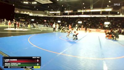 150 lbs Cons. Round 4 - Lake Harris, Yelm vs Noah Saqallah, Newport (Bellevue)