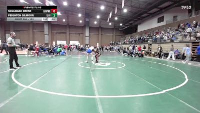 120 lbs Cons. Round 1 - Savannah Reese, Lafayette vs Peighton Gilmour, Lincoln East