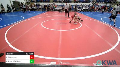 52-55 lbs Quarterfinal - Ike Payne, Hilldale Youth Wrestling Club vs Carter Crutchfield, Berryhill Wrestling Club