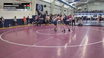 190 lbs Cons. Round 1 - Broderick Carlson, St. Mary`s vs Matthew Turzo, St. Joseph, Sea