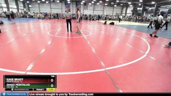 130 lbs Rd# 9- 2:15pm Saturday Final Pool - Gage Brady, Sons Of Atlas vs Diago Montalvo, Cali Red