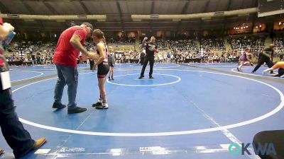 67 lbs Quarterfinal - Caitlyn Staggers, Skiatook Youth Wrestling 2022-23 vs Bailey Derryberry, Lions Wrestling Academy