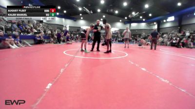 126 lbs Semifinal - August Fleet, North Desoto Wrestling Academy vs Kaleb Manuel, Viking Wrestling Club