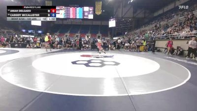 100 lbs Champ. Rd Of 32 - Aniah Delgado, IN vs Cassidy McCallister, IA