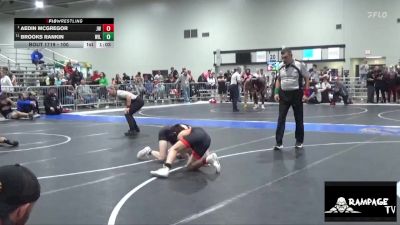 100 lbs Cons. Semi - Aedin McGregor, Jayhawk Wrestling vs Brooks Rankin, Wildcat