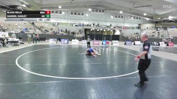 120 lbs Semis & 1st Wb (8 Team) - Gabriel Oakley, Greeneville High School vs Blake Mills, Montgomery Central High School