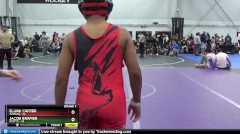 110 lbs Round 3 (10 Team) - Jacob Kramer, Bitetto vs Elijah Carter, Scanlan