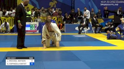 JAKE MICHAEL WATSON vs GUSTAVO ESPINDOLA BATISTA 2021 World Jiu-Jitsu IBJJF Championship