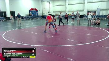 215 lbs Round 4 (10 Team) - Sashuin Yogandran, Naperville Phoenix vs Carter Gore, Wellington