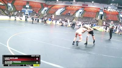 105 lbs Cons. Round 6 - Liam McClain, Hudson vs Gunner Perkins, Westshore