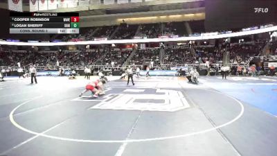 II-152 lbs Cons. Round 5 - Logan Sheriff, Southern Hills vs Cooper Robinson, Waverly