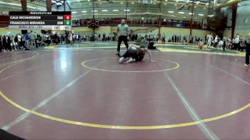 120 lbs Cons. Round 3 - Francisco Miranda, Sunnyside vs Cale Richardson, Edmond North