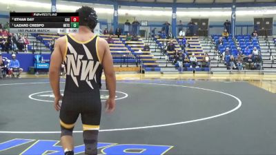 184 lbs 1st Place Match - Lazaro Crespo, Fort Hays Tech Northwest College vs Ethan Day, Carl Albert State