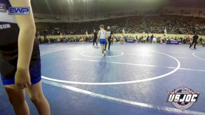 80 lbs Quarterfinal - Gannon Lynn, Noble Takedown Club vs Rhett Rutledge, Glenpool Warriors