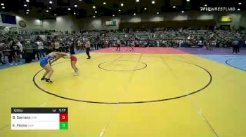 125 lbs Round Of 16 - Briseis Serrano, Swamp Monsters vs Elazae Flores, Idaho Gold Wrestling