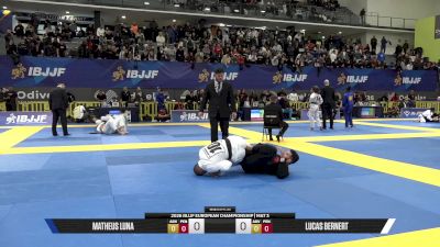 Lucas Bernert vs Matheus Luna 2026 European Jiu-Jitsu IBJJF Championship