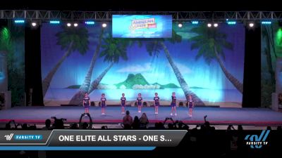 One Elite All Stars - One Sparkle [2022 L1 Tiny - Novice - Restrictions - D2 Day 1] 2022 The American Open Orlando Nationals DI/DII